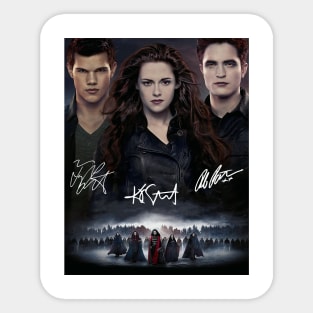 The Twilight Saga Breaking Dawn Signature Twilight Movie Sticker